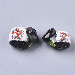 Фарфоровые бусины ручной работы PORC-N004-73