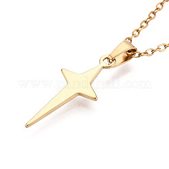 Подвески из нержавеющей стали 304 NJEW-T018-48G