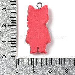 Подвески в виде кошек из непрозрачной смолы&nbsp;RESI-S399-07E