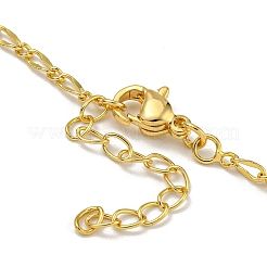 Женские ожерелья с подвеской в виде персикового сердца из латуни с прозрачным и синим фианитом NJEW-Q346-04G-01