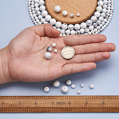 4 нитка 4 нити в стиле натуральных бусин из говлита G-TA0001-34