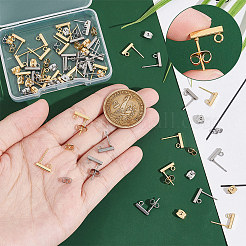 Фурнитура для сережек-гвоздиков из нержавеющей стали 304 STAS-UN0003-03