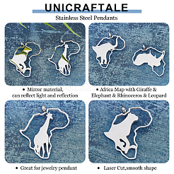 4 шт. 4 подвески из нержавеющей стали 304 STAS-UN0034-49