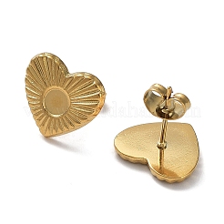 Ионное покрытие (ip) стойка покрытие 304 нержавеющая сталь серьги-гвоздики фурнитура X-STAS-M323-26G