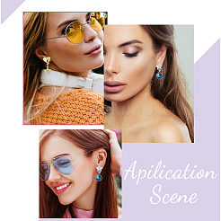 16 шт. 8-х стильные литые клипсы-серьги FIND-CA0008-23