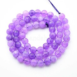 Природного кварца нитей бисера G-N355-6mm-32