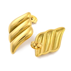 Серьги из нержавеющей стали 304 с ионным покрытием (IP)&nbsp;EJEW-H013-06G