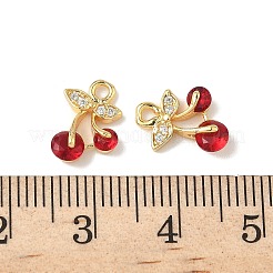 Латунные микро проложить кубического циркония подвески KK-D373-03B-G