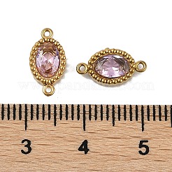 Ионное покрытие (ip) 304 нержавеющая сталь кубический цирконий овальные звенья соединительные подвески STAS-K256-22G-06