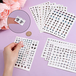 12 лист 12 стиля узор глаз керамика глина вода переводная бумага STIC-CP0001-17