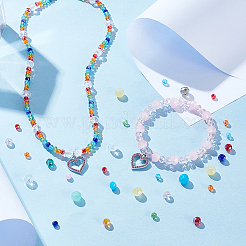 24 нить 6 стилей гальванические стеклянные бусины нити&nbsp;EGLA-GA0001-33