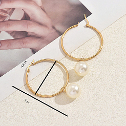 Круглые серьги-кольца из нержавеющей стали ON7765