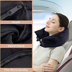 Бархатная дорожная наволочка из полиэстера&nbsp;AJEW-WH20006-66A