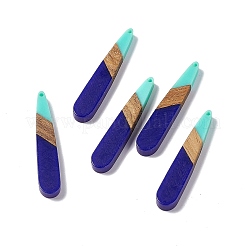 Подвески из непрозрачной смолы и ореха RESI-M027-12B