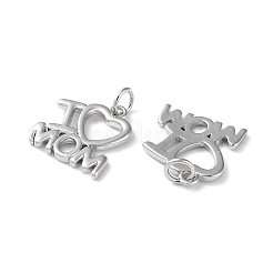 Латунные подвески на день матери&nbsp;KK-P245-05P