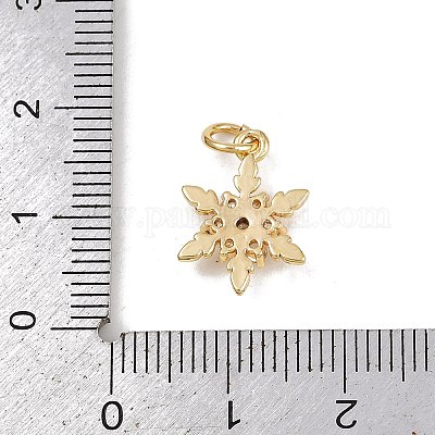 Латунные микро проложить кубического циркония подвески KK-H077-02G-05-1