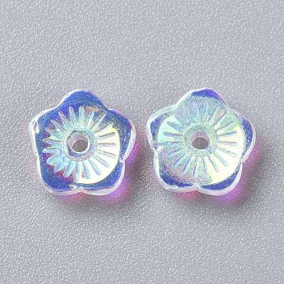 Прозрачные стеклянные бусины GGLA-M004-02A-01-1