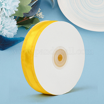 1 рулон однотонных лент из органзы ORIB-CY0001-02H-1