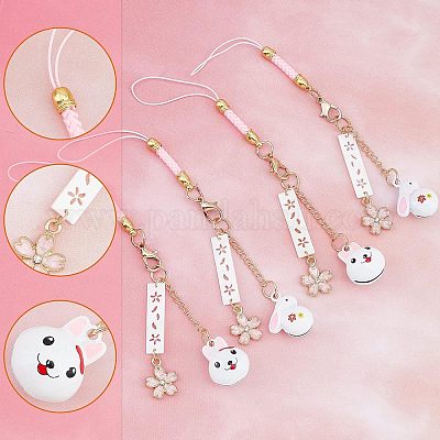 4 шт. 2 стильных аксессуаров для мобильных телефонов из сплава MOBA-OC0001-01-1