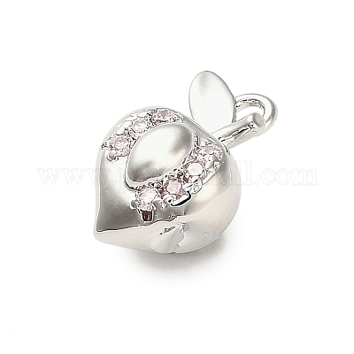 Латунные микро проложить кубического циркония подвески KK-L229-001P-07-1