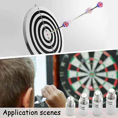 12 шт. 4 латунных дротика с грузилом и инструментами для акцентирования KK-CA0002-06P-1