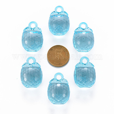 Осенняя тема прозрачные акриловые подвески TACR-T024-04B-946-1