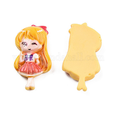 Непрозрачные кабошоны из смолы&nbsp;LS-CRES-N018-050-1