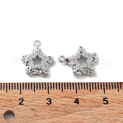 Стойки обшивки латунь микро проложить Циркон подвеску KK-K333-88P-1