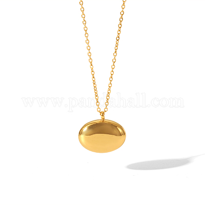 Модные овальные подвески из нержавеющей стали 304 для женщин BL8928-2-1