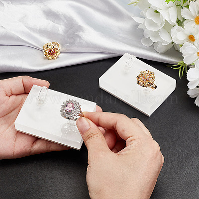 Подставки для прозрачных акриловых и пластиковых колец ODIS-WH0061-63-1