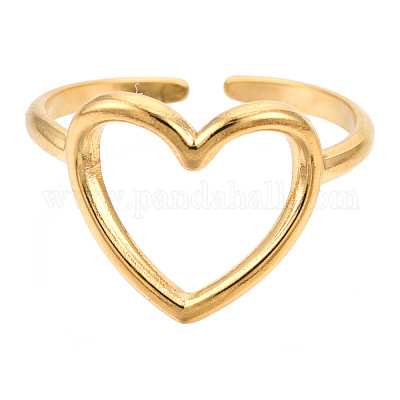 Ионное покрытие (ip) полые кольца-манжеты из нержавеющей стали 304 RJEW-N038-122LG-1