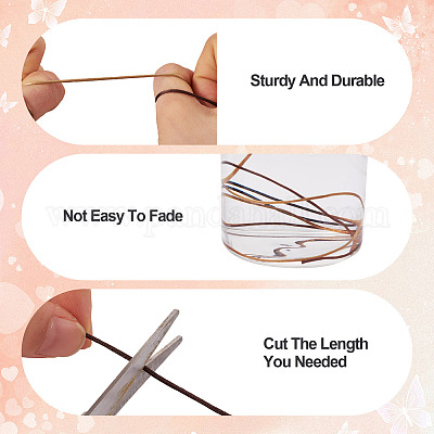 4 рулон двухцветного окрашенного сегментного нейлонового китайского узелкового шнура NWIR-TA0001-05-1