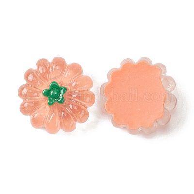 Кабошоны из непрозрачной смолы на осеннюю тематику RESI-Z001-10-1