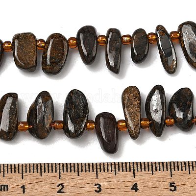 Природные бронзитом бисер нитей&nbsp;G-Z130-A02-01-1