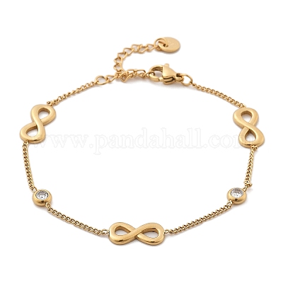 Браслеты из нержавеющей стали 304 с панцирным плетением BJEW-C089-04A-G-1