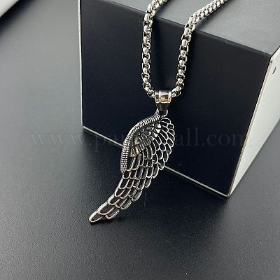 Ожерелья с подвеской в виде ангельских крыльев в стиле панк HC8287-1