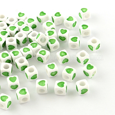 Непрозрачный акрил европейского бисера OPDL-S078-03-1