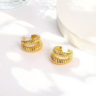 Серьги-гвоздики из нержавеющей стали 304 TA6291-1-1