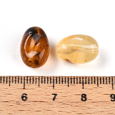 Прозрачные акриловые бусины TACR-T028-38F-1