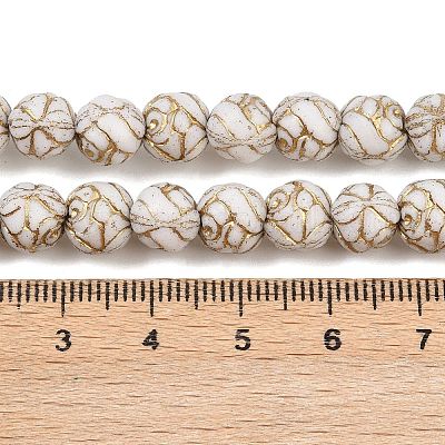 Чешские прессованные стеклянные бусины GLAA-I061-33-1