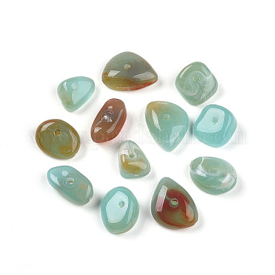 Прозрачные акриловые бусины X1-TACR-T028-39G-1