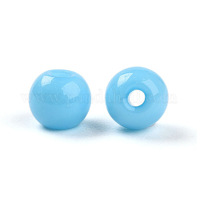 Непрозрачные однотонные стеклянные бусины X1-GLAA-N007-4mm-A02-1