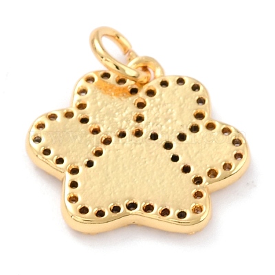 Настоящие 18k позолоченные латунные микро pave кубические циркониевые подвески ZIRC-L100-085G-09-1