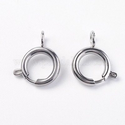 Застежки-пружины с гладкой поверхностью из нержавеющей стали 304 STAS-O114-004C-P-1