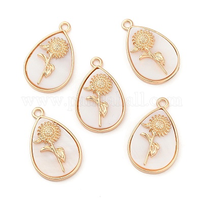 Естественных пресноводных оболочки цветок подвески BSHE-Z003-36KCG-1