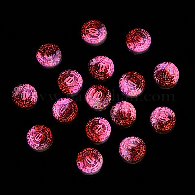 Кабошоны из светящейся смолы RESI-K036-28E-01-1
