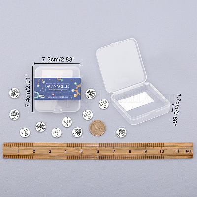 50 шт. Подвески из сплава в тибетском стиле TIBE-SC0001-44-1