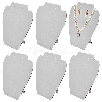 Бархатные ожерелья в форме бюста ODIS-WH0043-159A-1