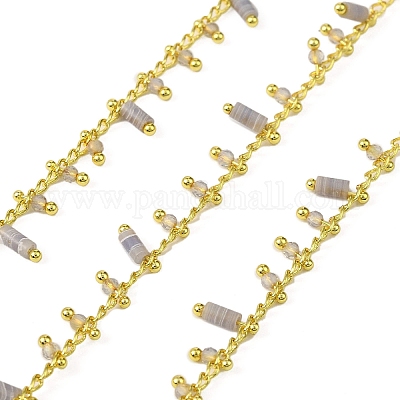 Цепи из латунных звеньев ручной работы CHC-L053-12G-03-1