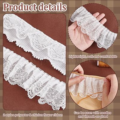 2 стиль полиэстер и чинлоновая цветочная лента OCOR-PH0004-59-1